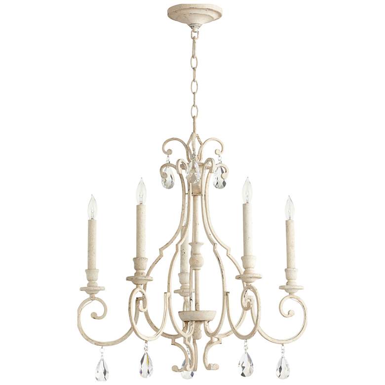 Image 1 Quorum International Ansley 5 LT Persian White Chandelier