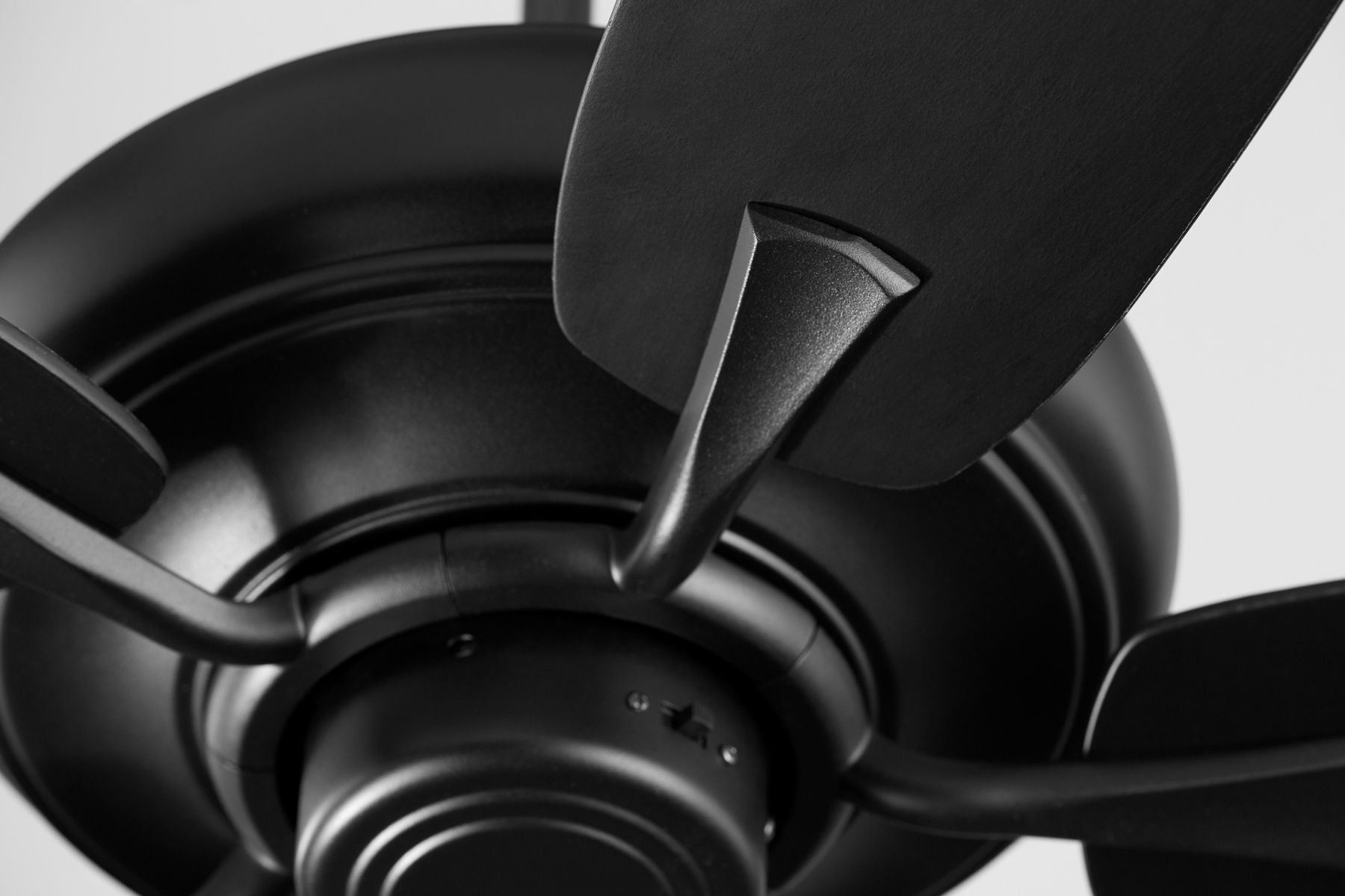 Image 2 Quorum International Apex 56" Textured Black Ceiling Fan more views