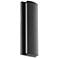Quorum International Artemis 16" Textured Black Wall Sconce