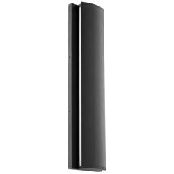 Quorum International Artemis 24" Texture Black Wall Sconce