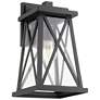 Quorum International Artesno 14" Textured Black Wall Lantern