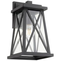 Quorum International Artesno 14" Textured Black Wall Lantern