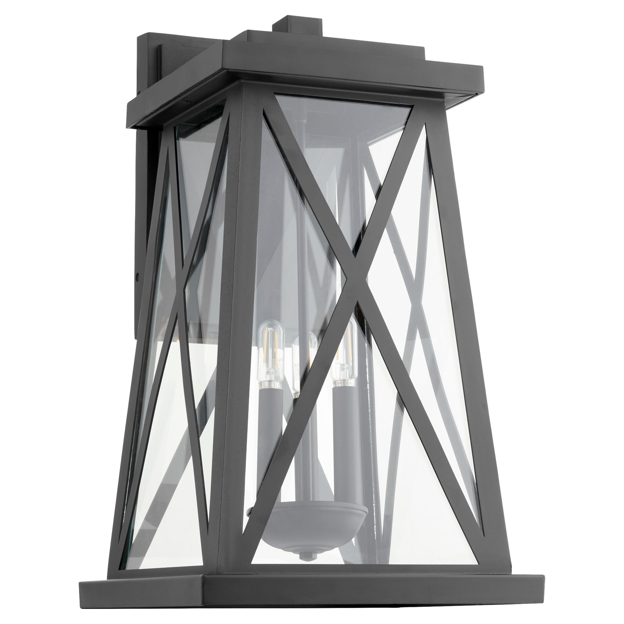 Image 2 Quorum International Artesno 22" Textured Black Wall Lantern more views