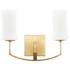 Quorum International Ayala 2LT Gold Leaf Wall Mount