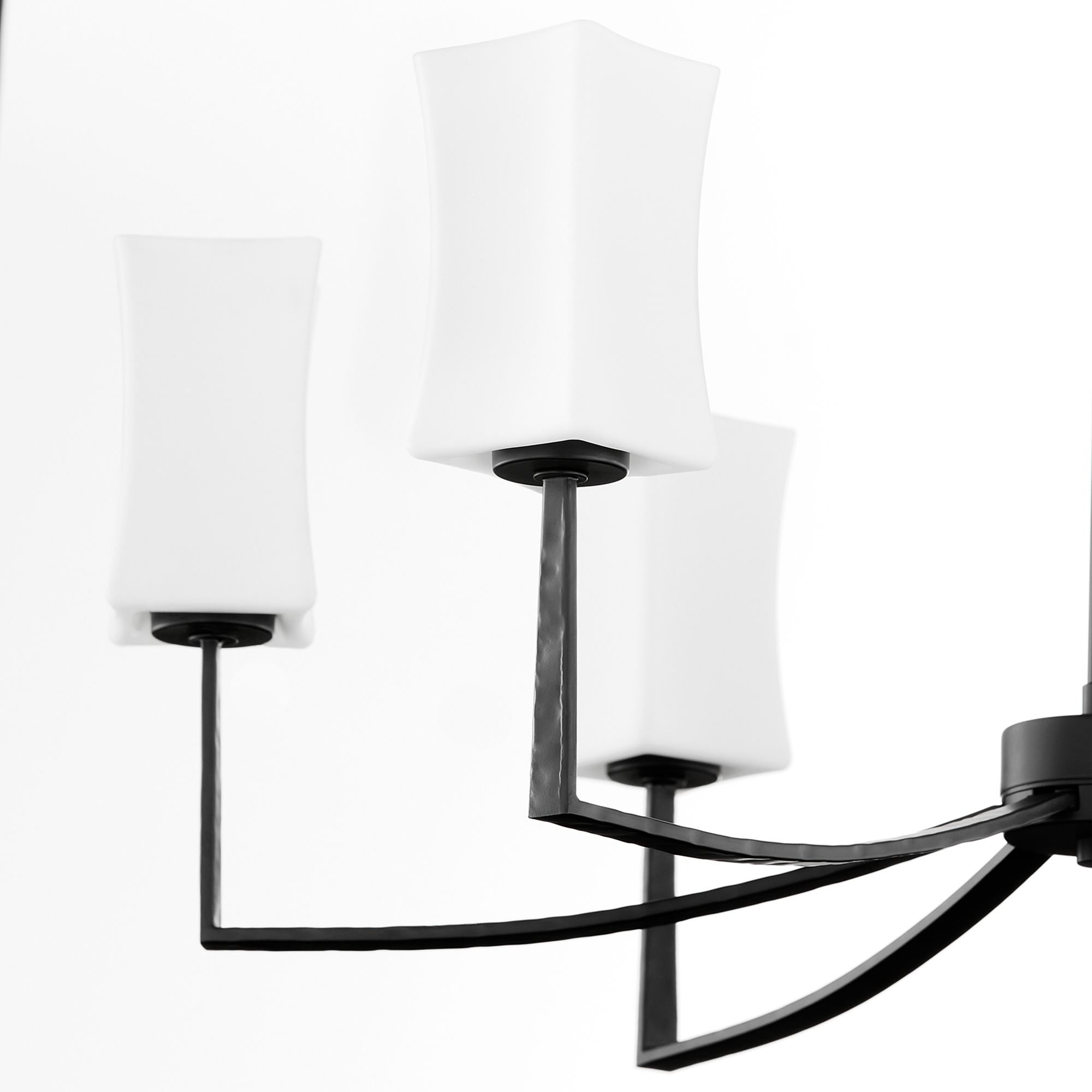 Image 3 Quorum International Ayala 6LT Matte Black Chandelier more views