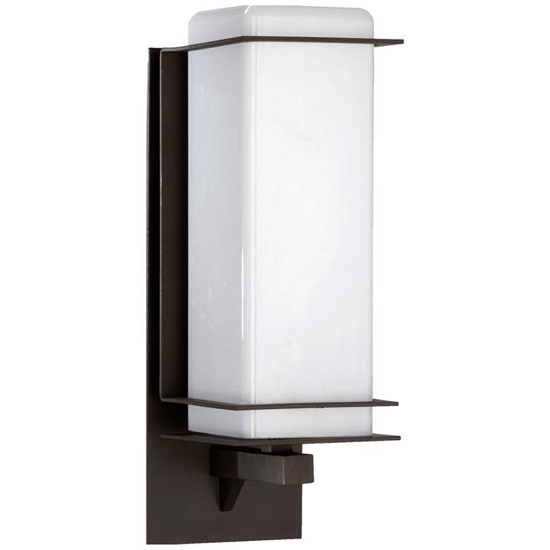 Image 1 Quorum International Balboa 5" Oiled Bronze Wall Lantern