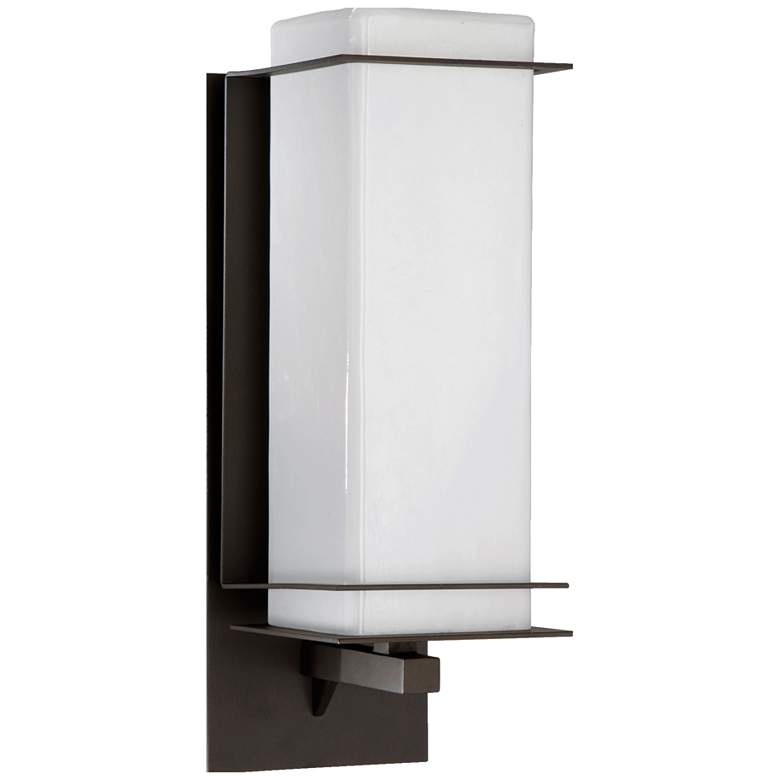 Image 1 Quorum International Balboa 6" Oiled Bronze Wall Lantern