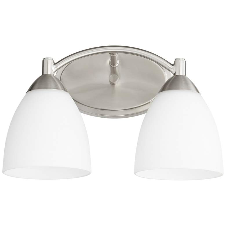 Image 1 Quorum International Barkley 2LT Satin Nickel Vanity Light