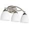 Quorum International Barkley 3LT Satin Nickel Vanity Light