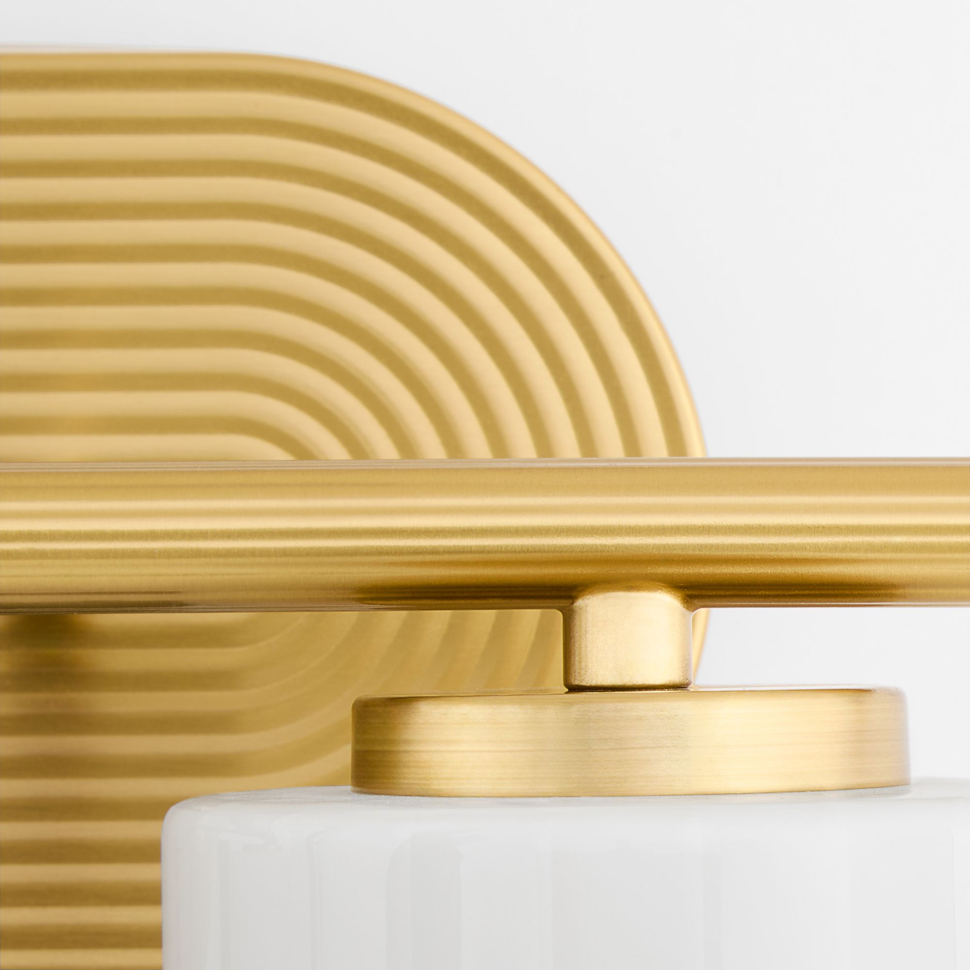 Image 4 Quorum International Belinder 2LT Aged Brass Vanity Light more views