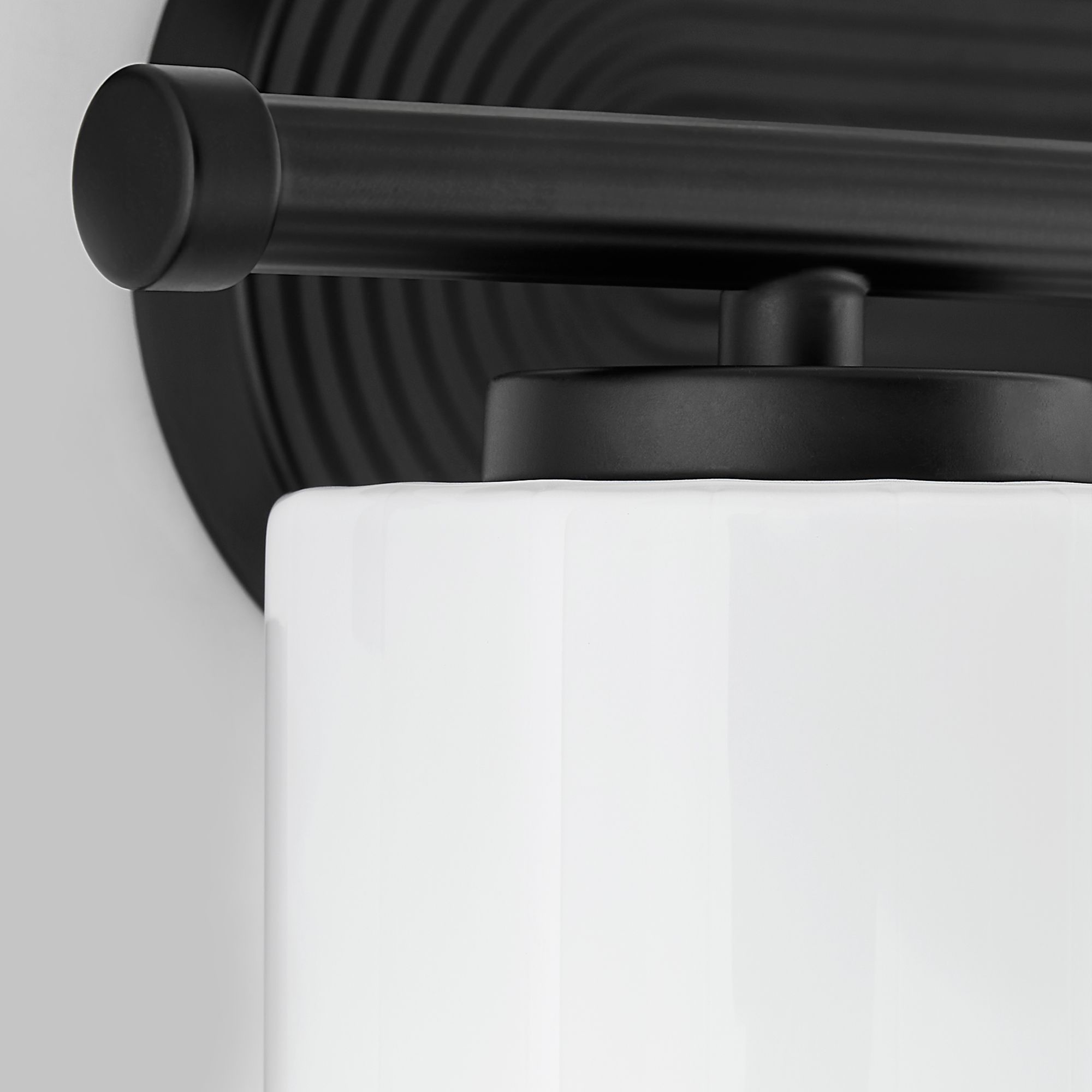 Image 4 Quorum International Belinder 2LT Matte Black Vanity Light more views