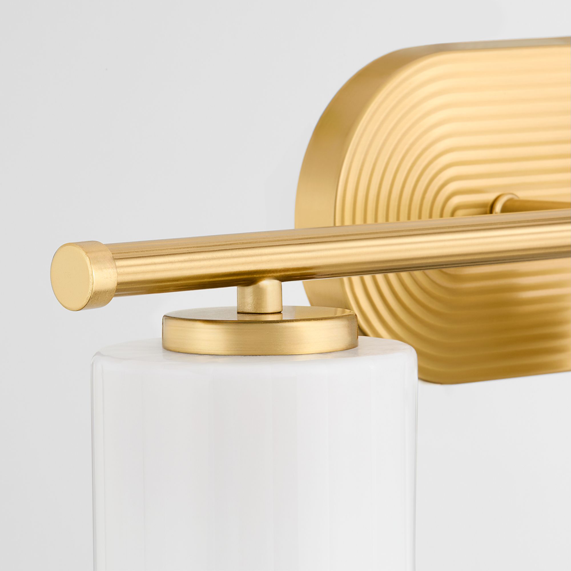 Image 3 Quorum International Belinder 3LT Aged Brass Vanity Light more views