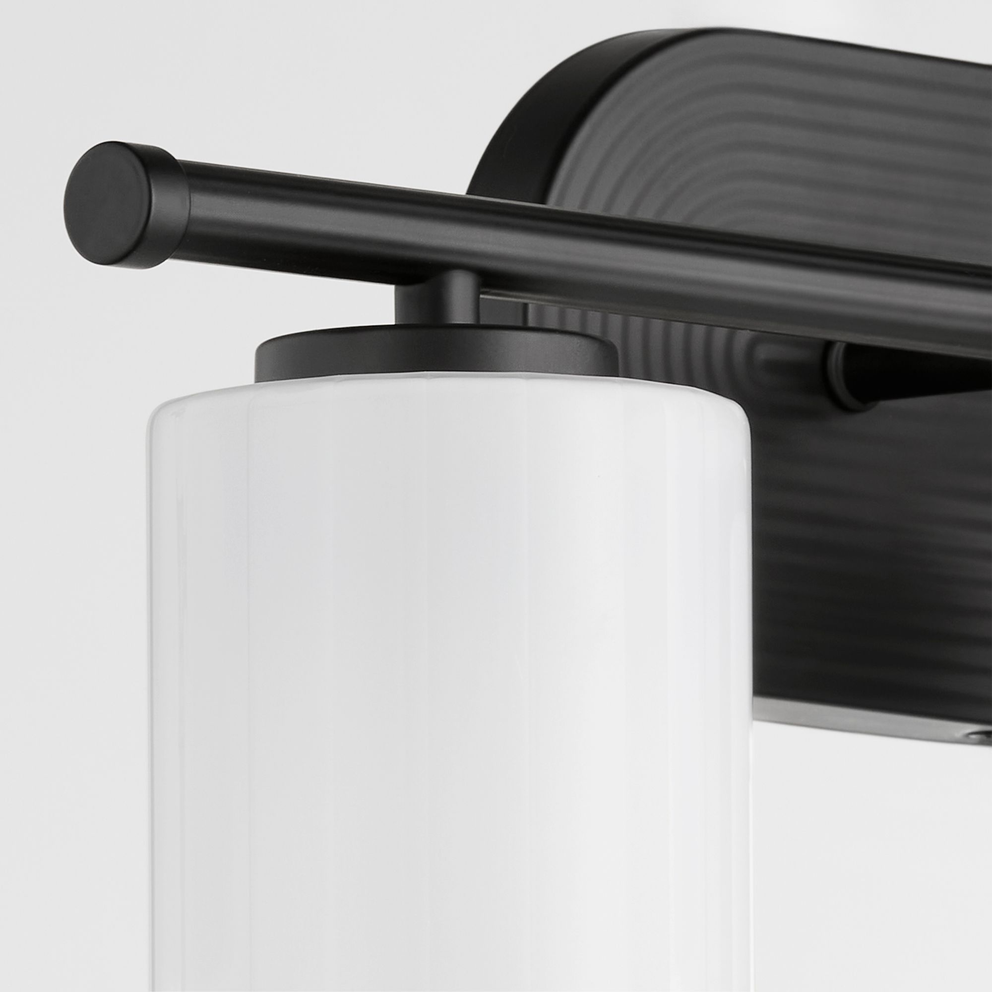 Image 3 Quorum International Belinder 3LT Matte Black Vanity Light more views