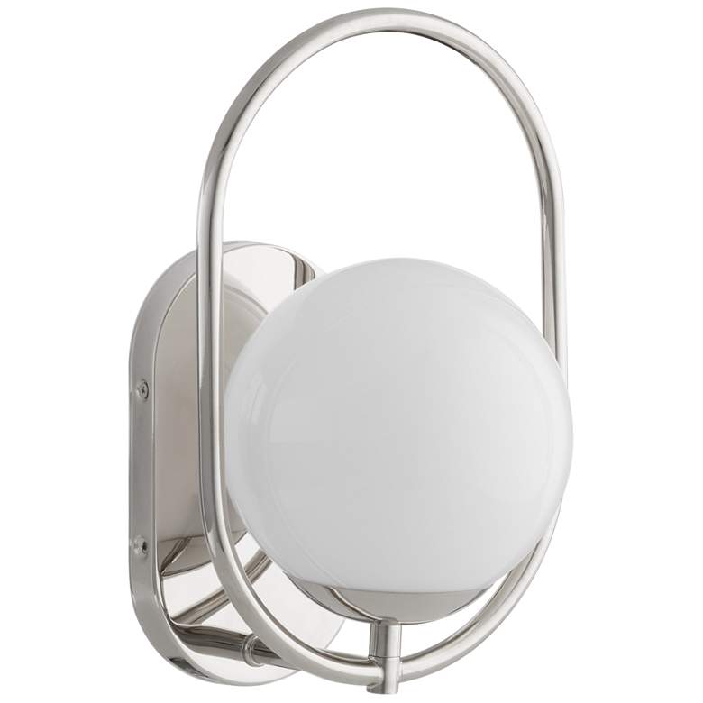 Image 1 Quorum International Belmont 1LT Polished Nickel Wall Mount