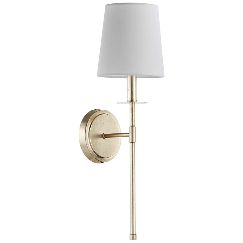 Image 1 Quorum International Belshaw 1LT Aged Silver Leaf Wall Mount