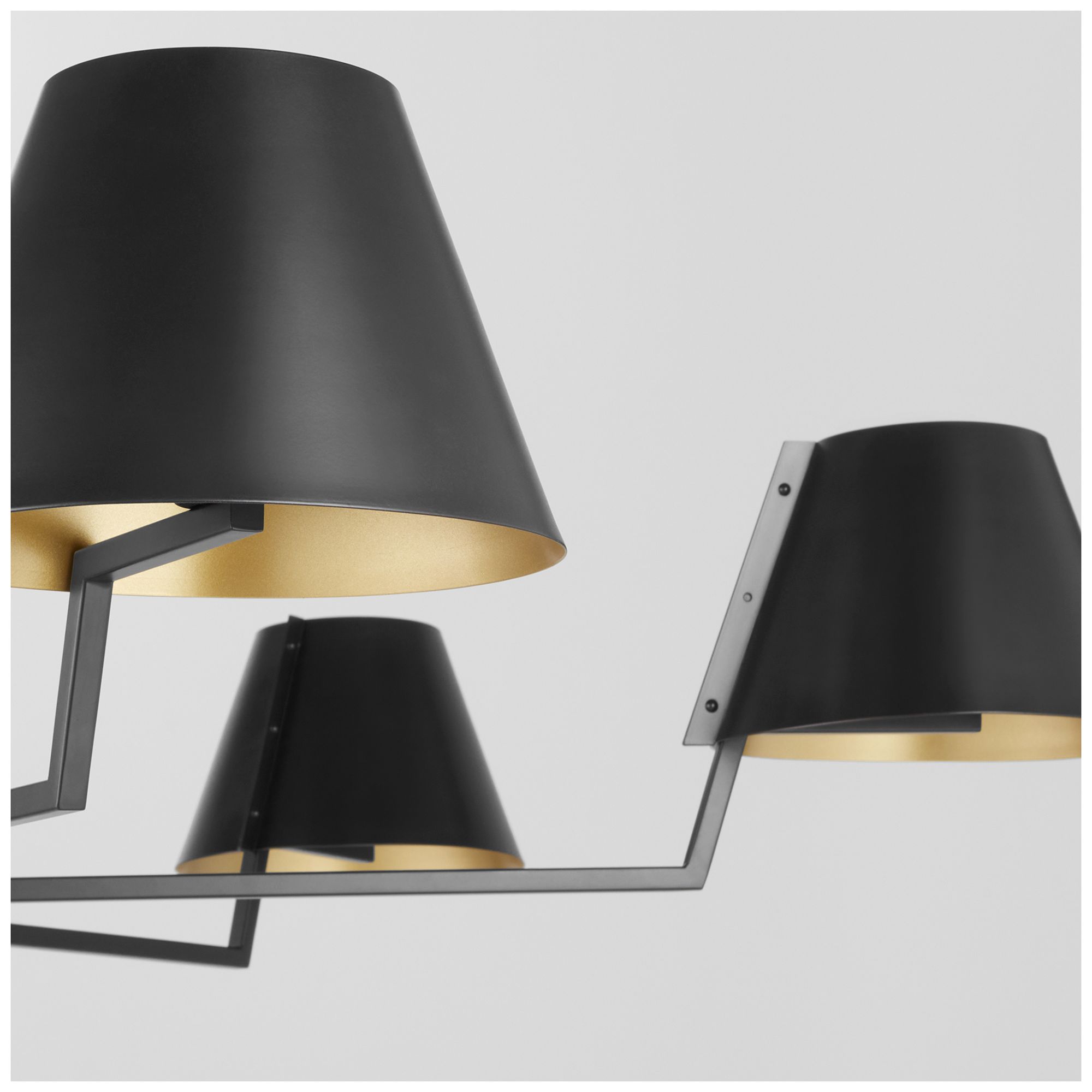 Image 2 Quorum International Bliss 4LT 48" Matte Black Chandelier more views