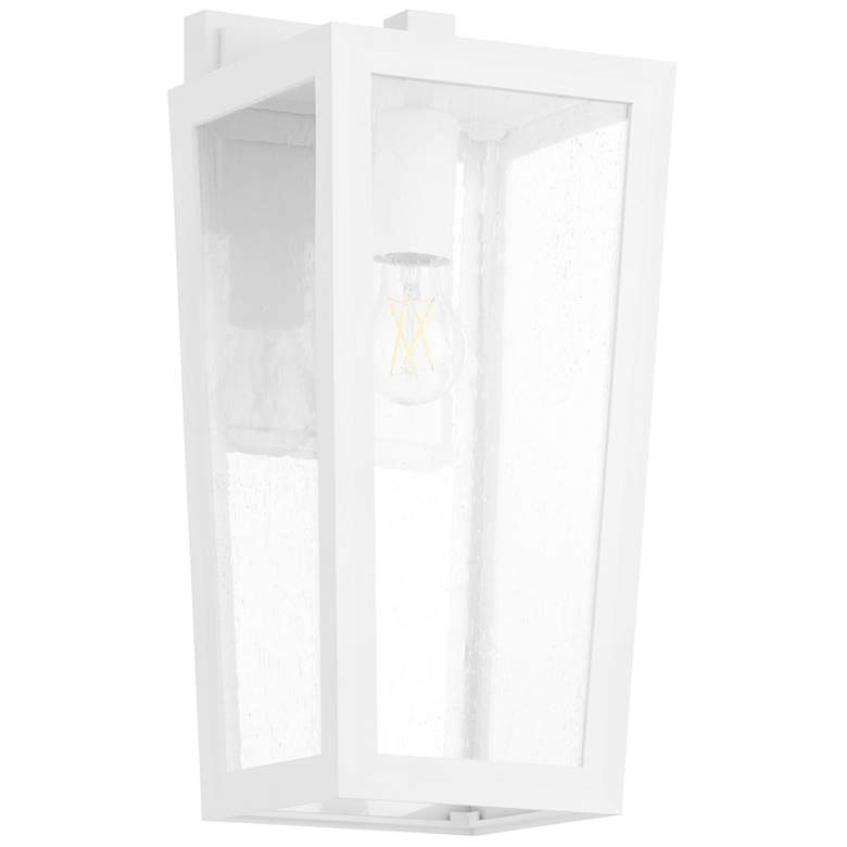 Image 1 Quorum International Bravo 18" White Lantern