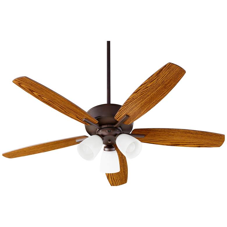 Image 1 Quorum International Breeze 3 Light Oiled Bronze Uni-Pack LED Ceiling Fan