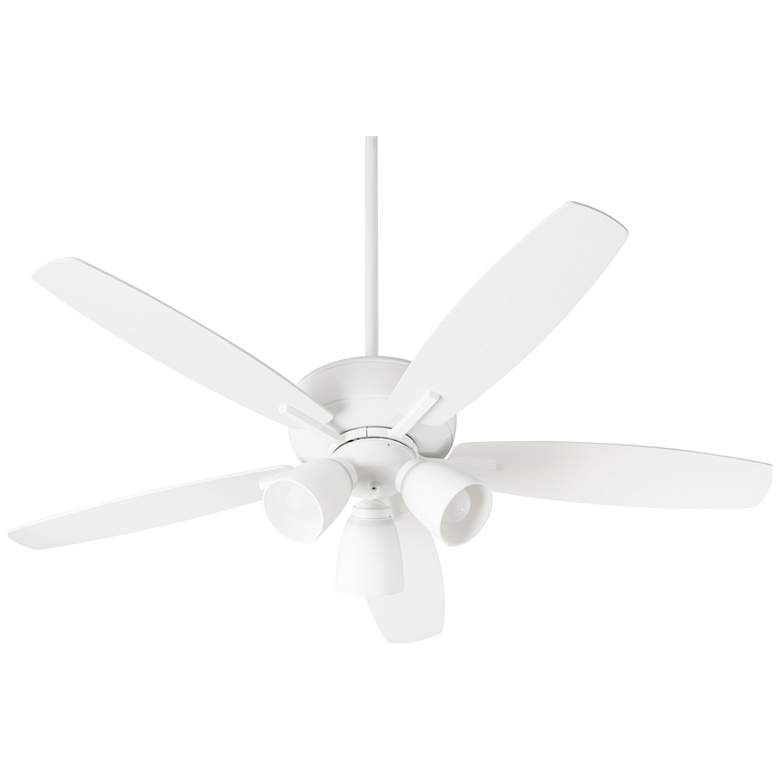 Image 1 Quorum International Breeze 3 Light Studio White Uni-Pack LED Ceiling Fan