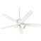 Quorum International Breeze 3 Light Studio White Uni-Pack LED Ceiling Fan