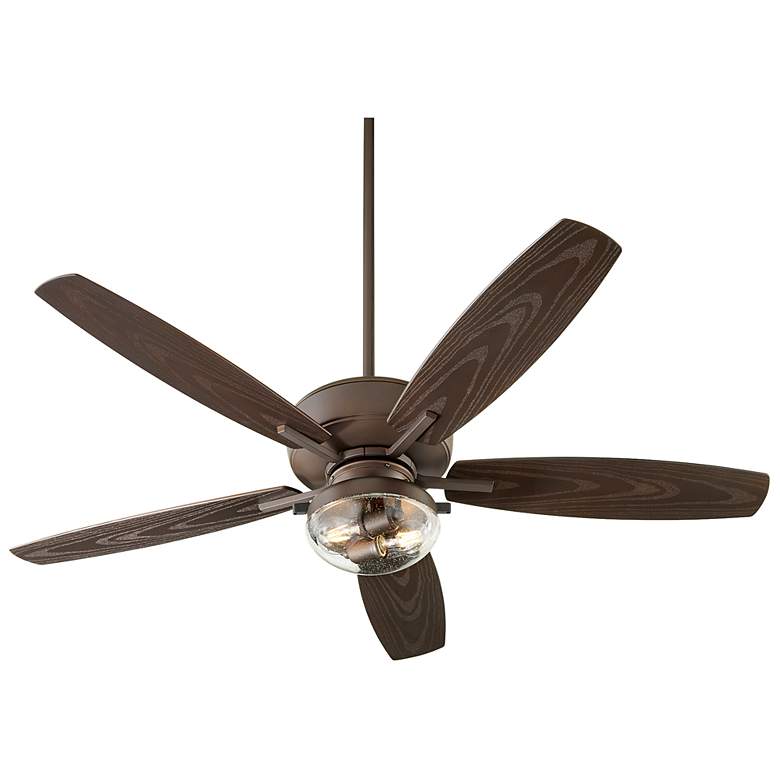 Image 1 Quorum International Breeze 52" Oiled Bronze Wet Uni-Pk Fan