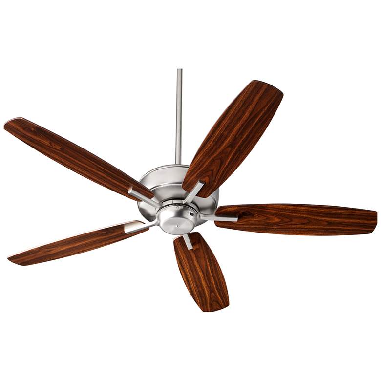 Image 1 Quorum International Breeze 52" Satin Nickel Ceiling Fan