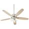 Quorum International Breeze 52" Satin Nickel Transitional Ceiling Fan