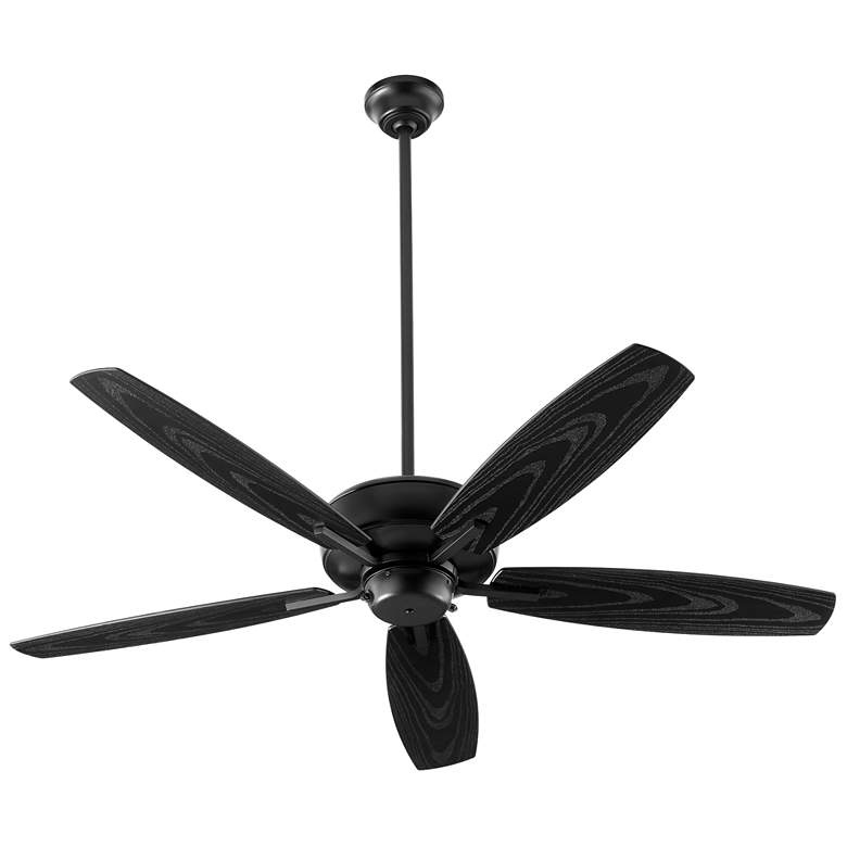 Image 1 Quorum International Breeze 52" Textured Black Wet Fan
