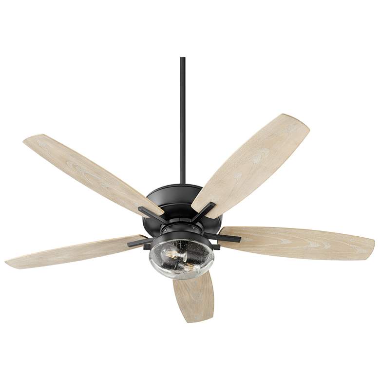Image 1 Quorum International Breeze 52" Textured Black Wet Uni-Pk Fan