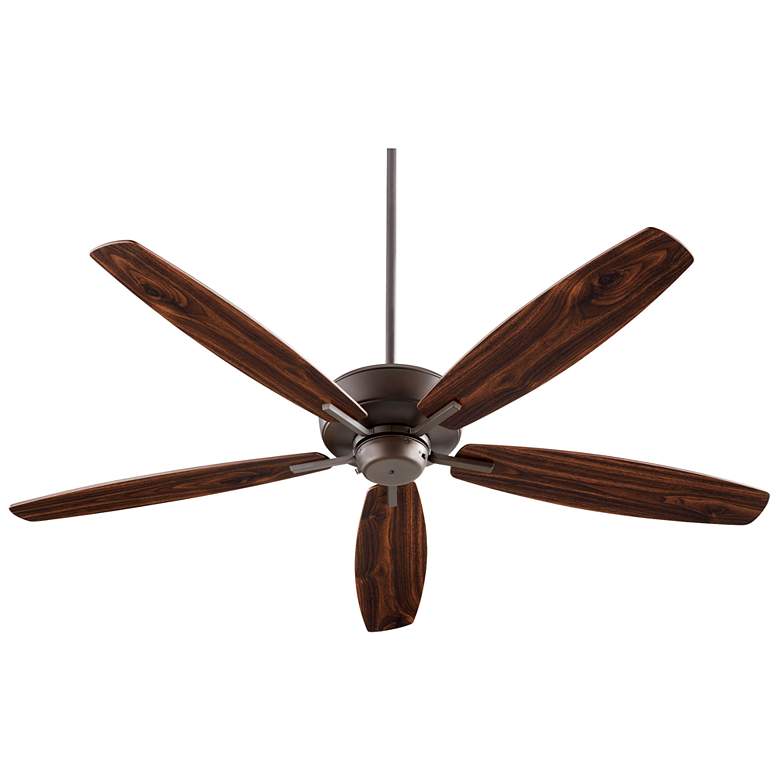 Image 1 Quorum International Breeze 60" Oiled Bronze Ceiling Fan