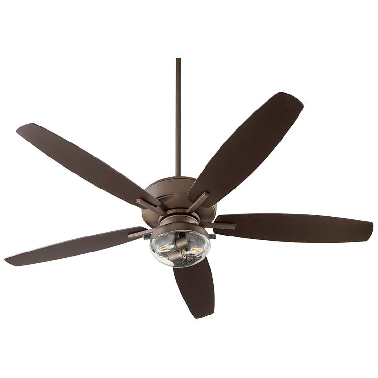 Image 1 Quorum International Breeze 60" Oiled Bronze Wet Uni-Pk Fan