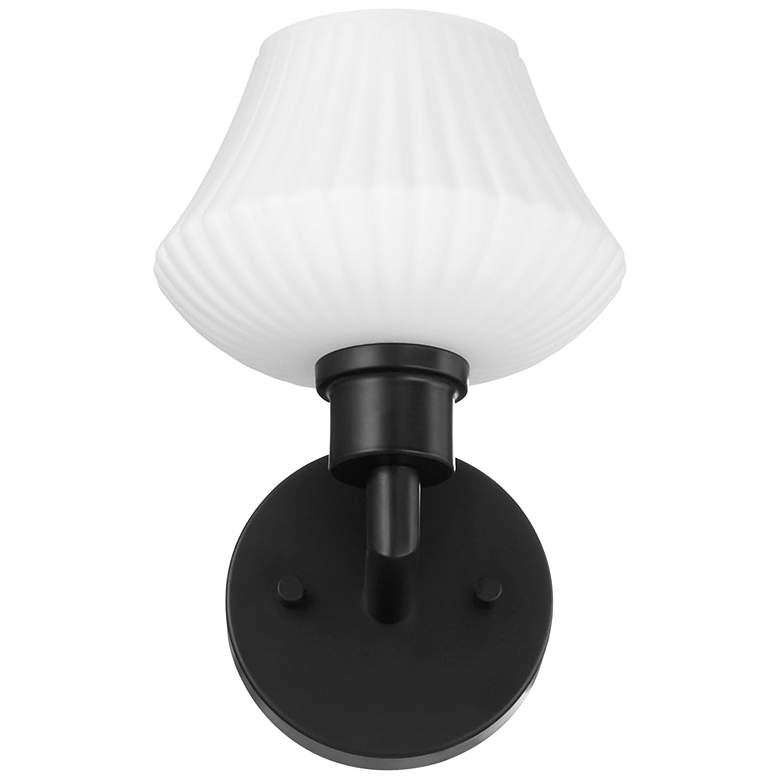 Image 1 Quorum International Cassini 1LT Matte Black Wall Mount