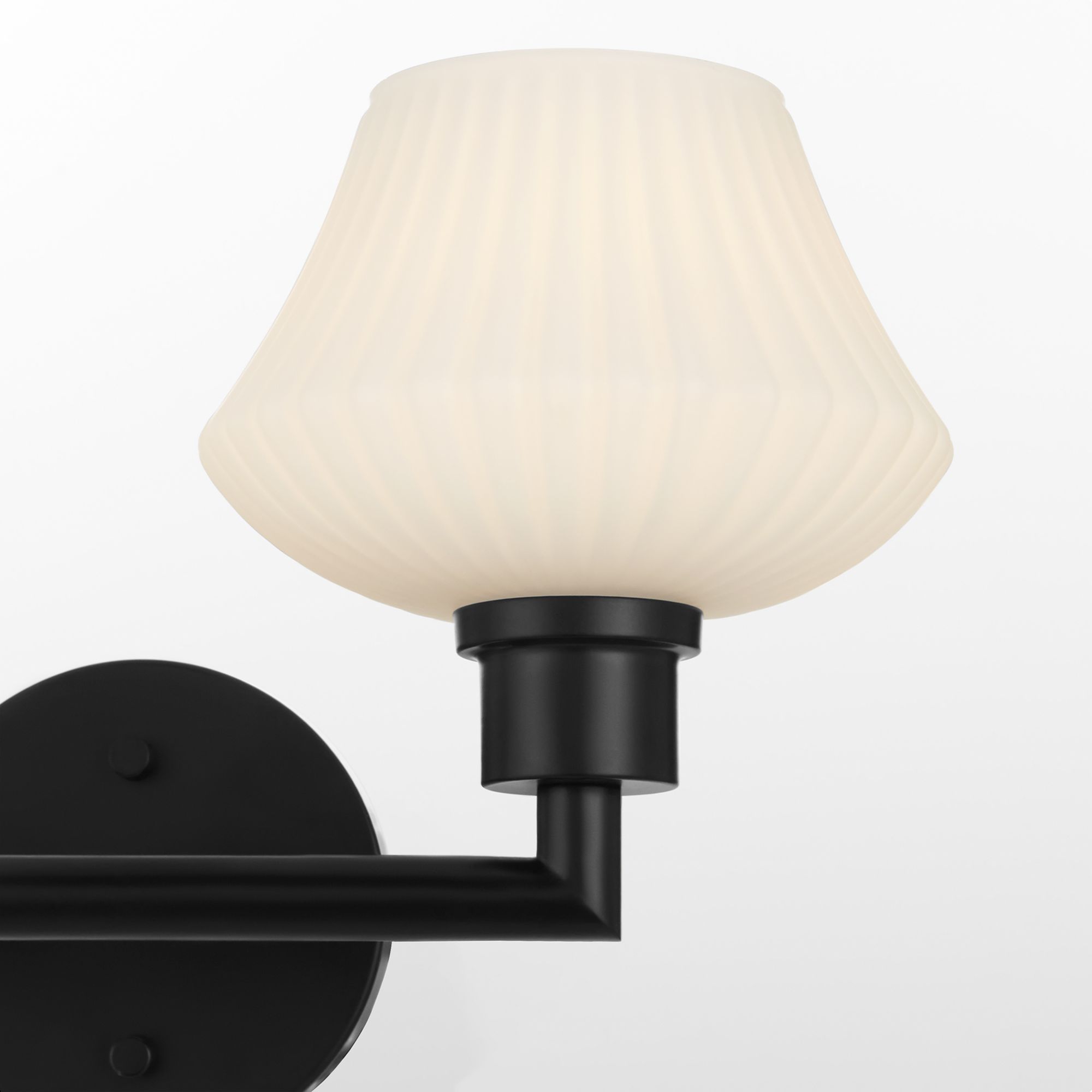 Image 4 Quorum International Cassini 2LT Matte Black Vanity Light more views