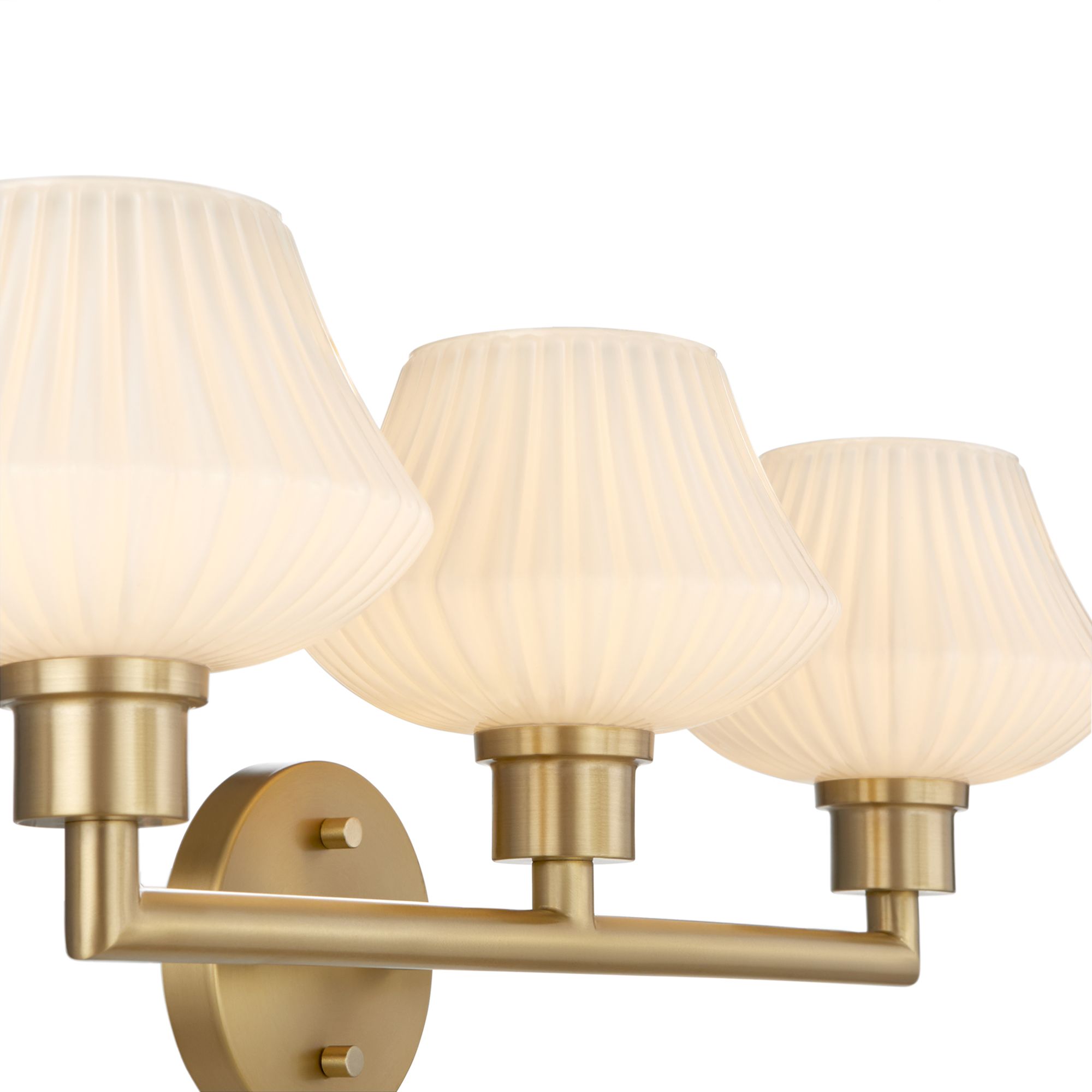 Image 3 Quorum International Cassini 3LT Aged Brass Vanity Light more views