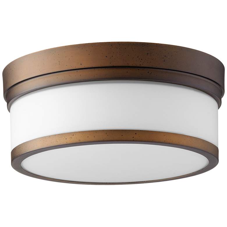 Image 1 Quorum International Celeste 12" Oiled Bronze Ceiling Mount