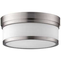 Quorum International Celeste 12" Satin Nickel Ceiling Mount