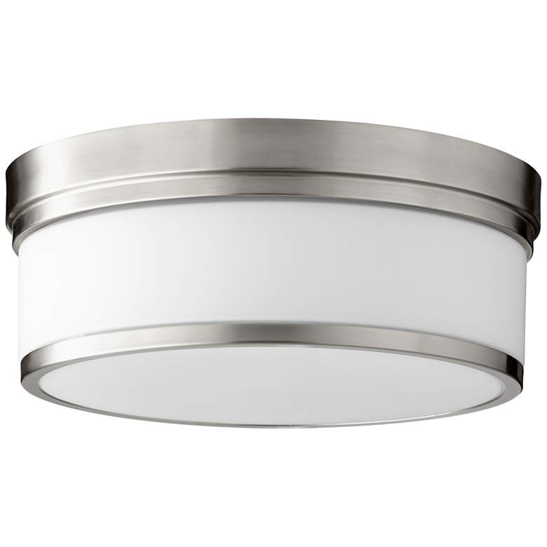 Image 1 Quorum International Celeste 14" Satin Nickel Ceiling Mount