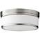 Quorum International Celeste 14" Satin Nickel Ceiling Mount