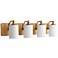 Quorum International Celeste 2LT Aged Brass Vanity Light