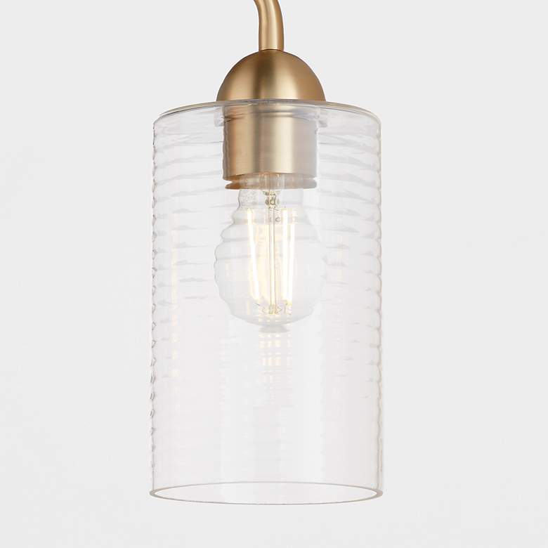 Image 4 Quorum International Charlotte 4LT Aged Brass Vanity Light more views