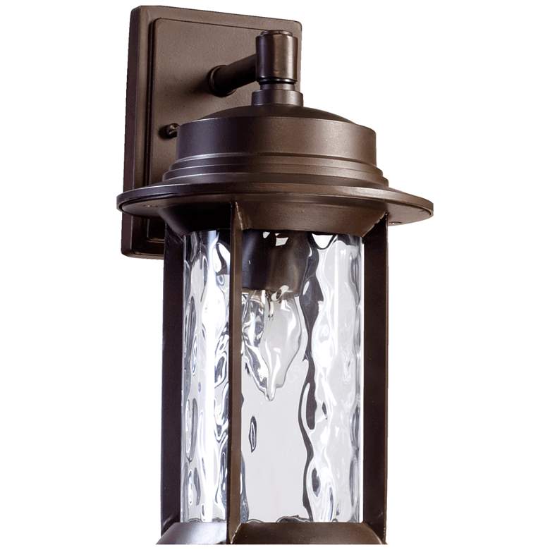 Image 1 Quorum International Charter 7" Oiled Bronze Wall Lantern
