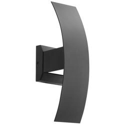 Quorum International Curvo 15" Textured Black LED Wall Sconce