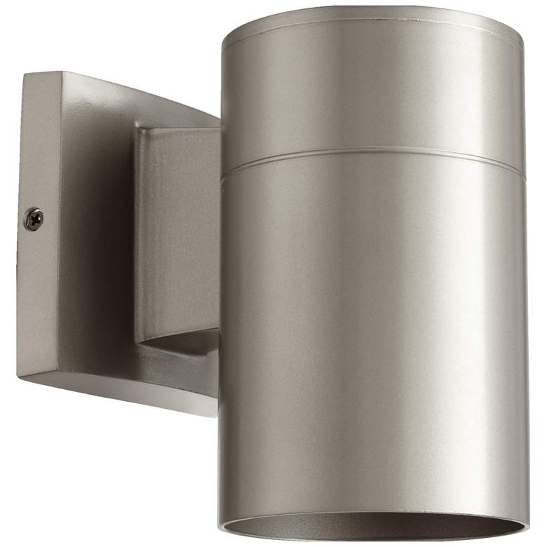 Image 1 Quorum International Cylinder 1LT 4" Graphite Wall Lantern