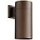 Quorum International Cylinder 1LT 6" Oiled Bronze Wall Lantern