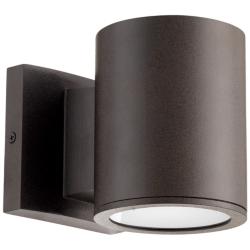 Quorum International Cylinder 1LT Bronze LED Outdoor Wall Light