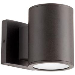 Quorum International Cylinder 2LT Bronze LED Outdoor Wall Light