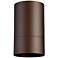Quorum International Cylinder 4" Oiled Bronze Ceiling Mount