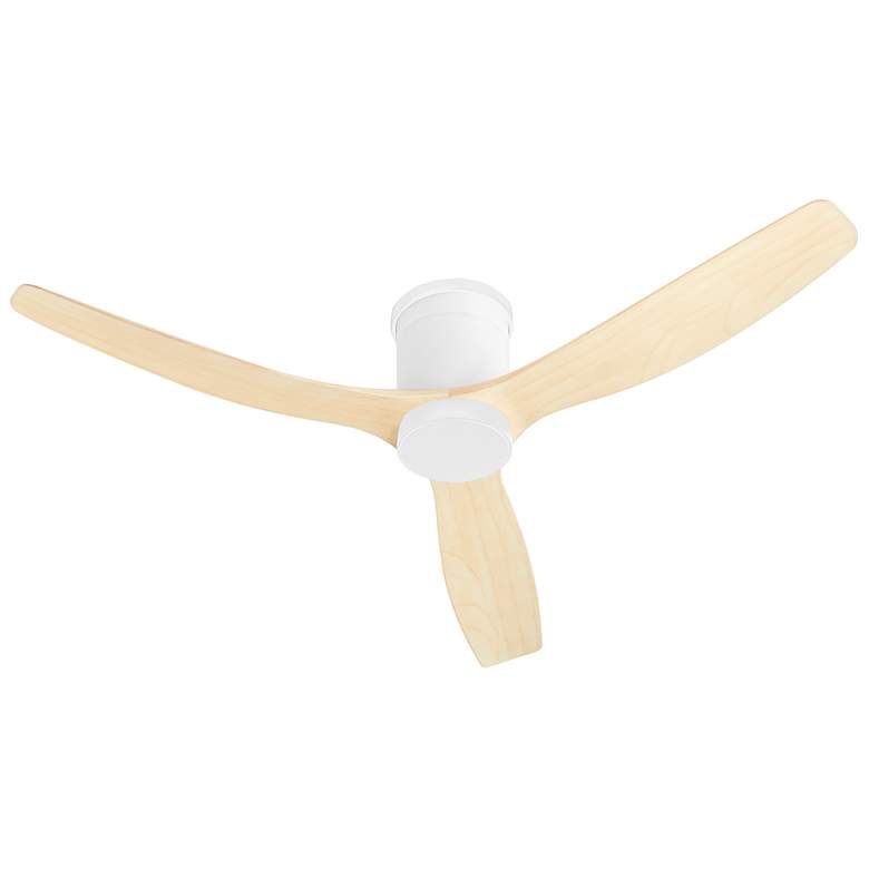 Image 1 Quorum International Dayton 3Bld Studio White Hugger Fan