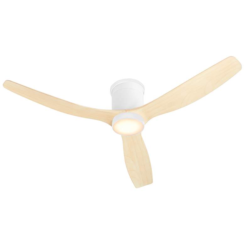 Image 2 Quorum International Dayton 3Bld Studio White Hugger Fan more views