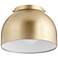Quorum International Dome 11" Aged Brass Ceiling Mount